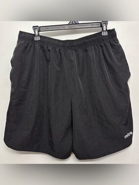 Mitre Charcoal Gray Lightweight Athletic Shorts Mens Size XL